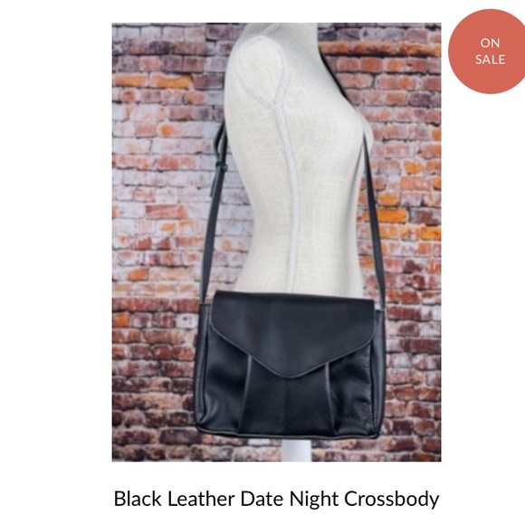 Daja Designs Black Leather Date Night Crossbody - Picture 5 of 5
